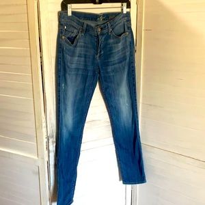 7 for all mankind size 28 skinny boyfriend jeans
